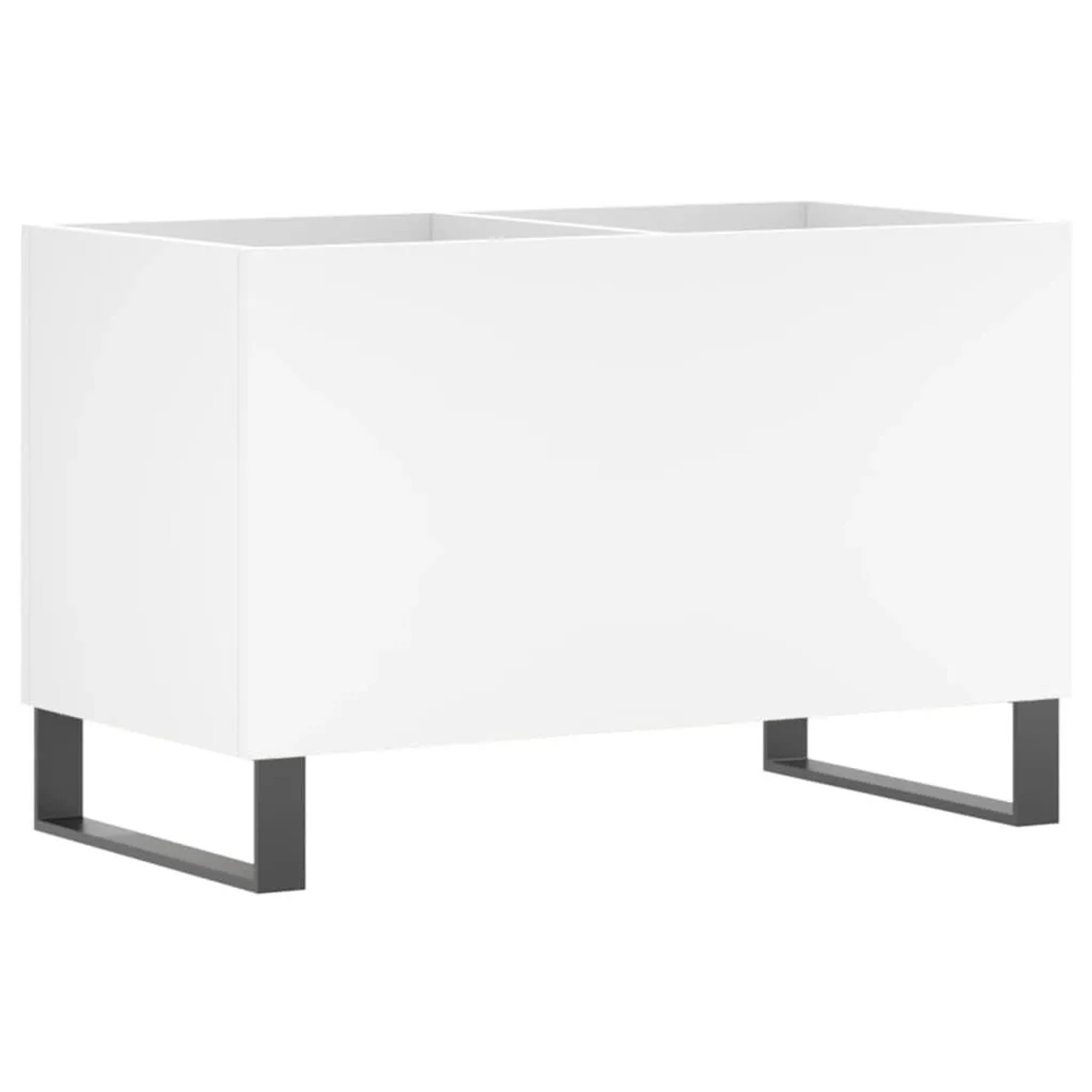 vidaXL Plattenschrank Weiß 74,5x38x48 cm Holzwerkstoff 831732