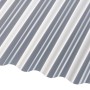 Klare PVC Profilplatte Sinus 76/18, 2500x900mm, für robuste Kunststoffbedachung.