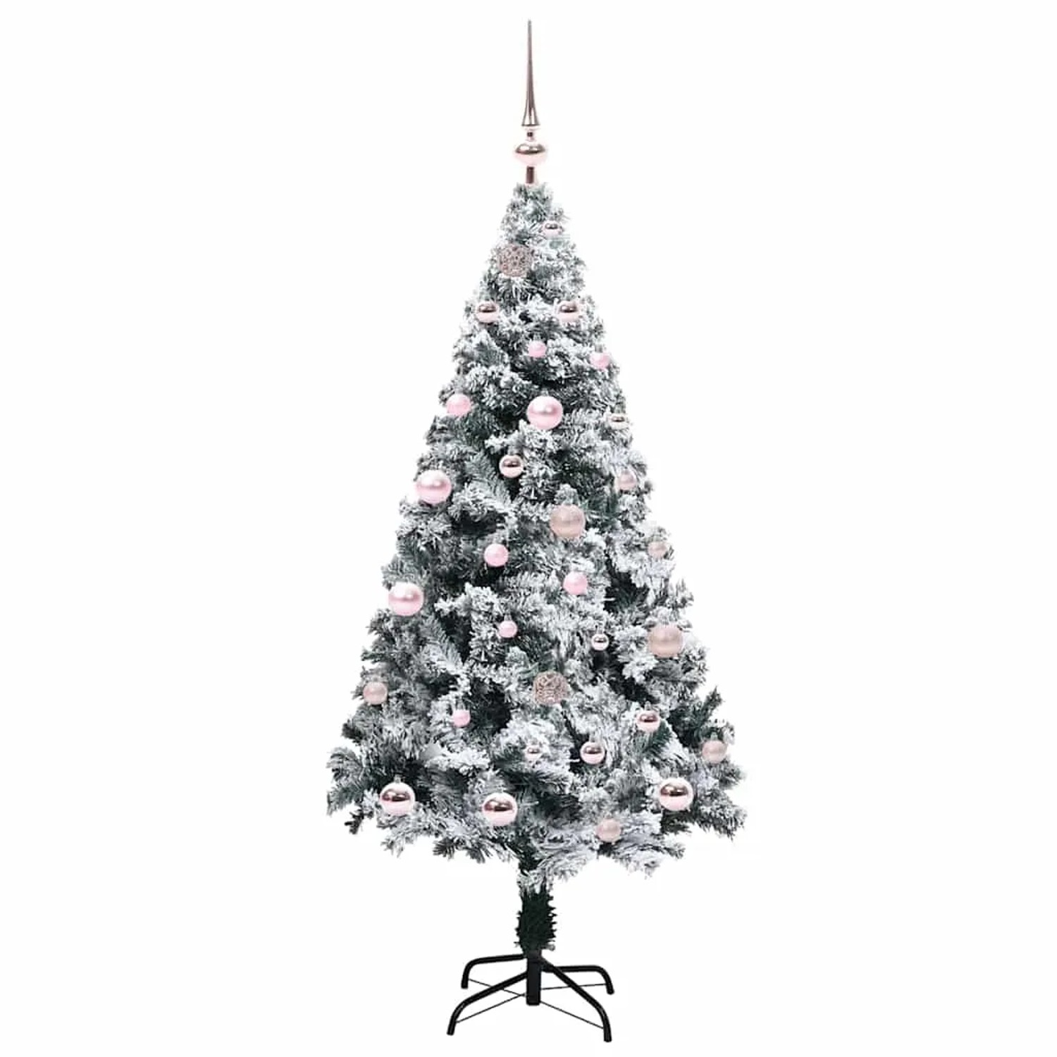 vidaXL Künstlicher Weihnachtsbaum mit 150 LEDs mit Ständer Grün 150 cm 3396951