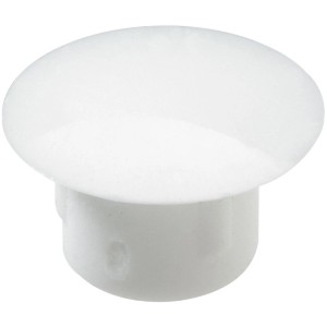 Hettich Abdeckkappe, weiß, aus Kunststoff, zum Eindrücken in 8 mm Bohrlöcher.