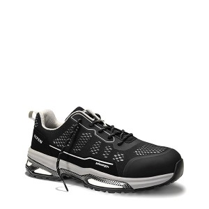 Elten Sicherheitshalbschuh Corby XXE Black Low ESD S1, Größe 42, aus Mikrofaser/Mesh, Stahlkappe.