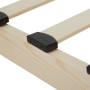 Detailansicht des Homestyle4u Lattenrosts 90x200 cm mit Holzrahmen und Federholzleisten.