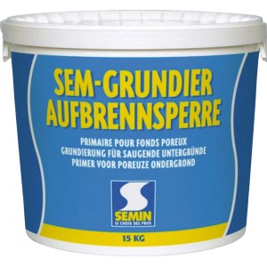 Semin Sem-Grundier Aufbrennsperre, 15 kg Eimer, für saugende Untergründe.