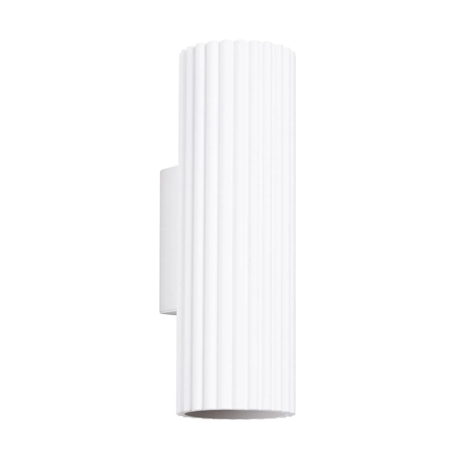 Licht-Erlebnisse Innen Wandleuchte Up Down 20 CM Weiß 2-Flammig GU10 Länglich Modern Aluminium