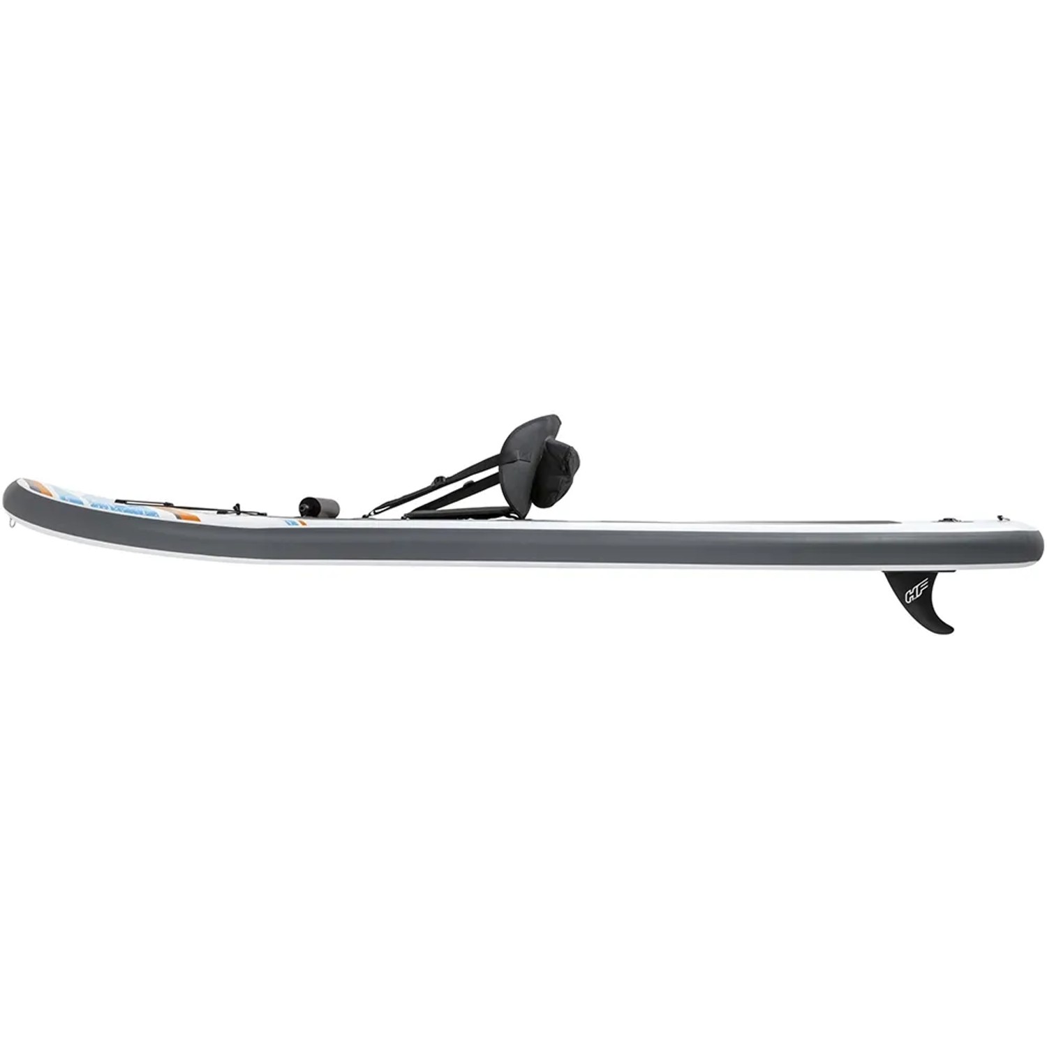 Hydro-Force White Cap SUP Board-Set, 305 cm, mit Sitz und Paddel. Ideal für Stand Up Paddling.