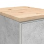 vidaXL Garagen-Aufbewahrungsschrank Betongrau Massivholz Kiefer 860565_11