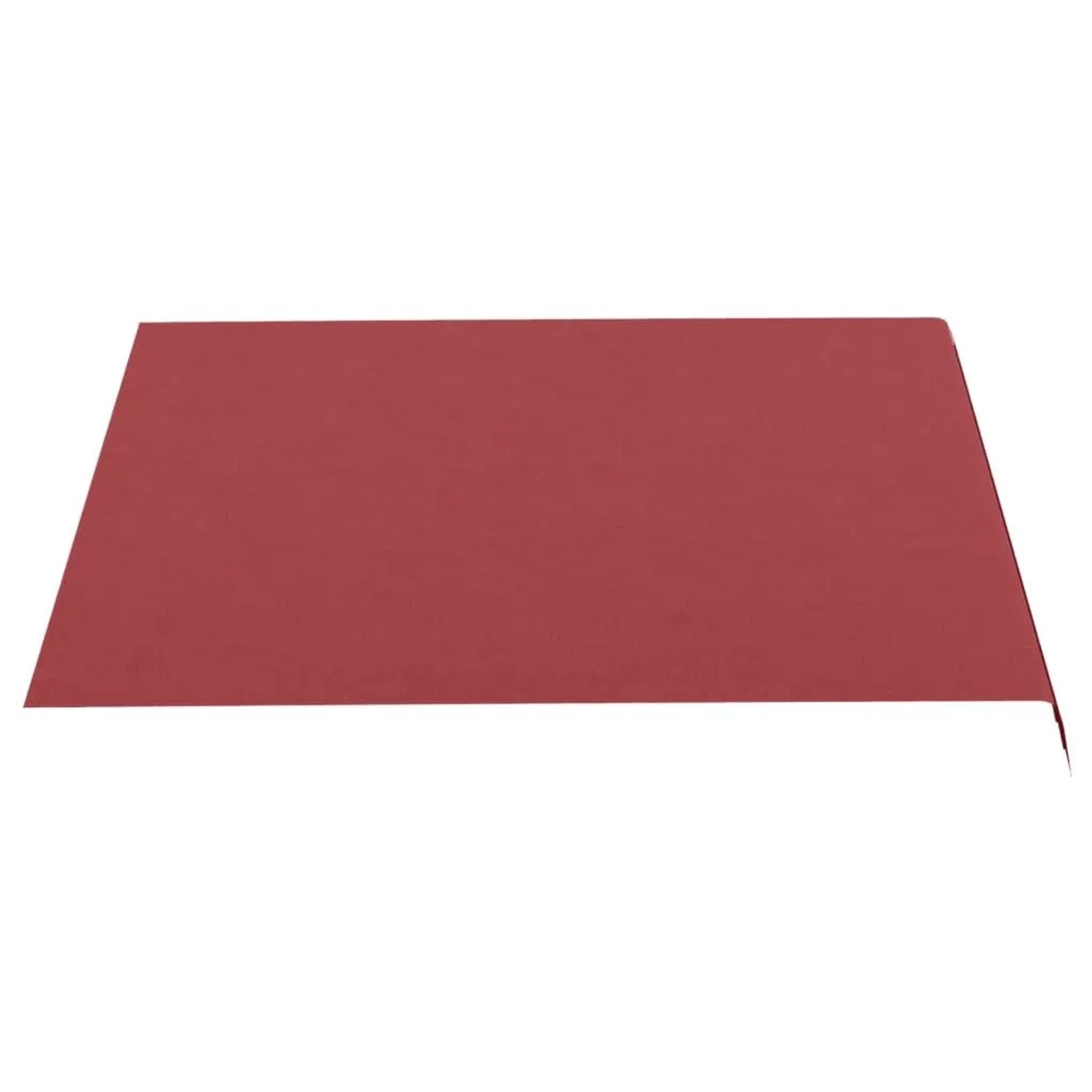 DELUKE Markisenbespannung Markisenstoff Wasserabweisend Reißfest Rot Für 300x250cm Rahmen Markise Mit Volant Markisen Ersatzstoff_3