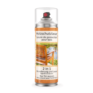COLORS Holzschutzlasur Spray, 400ml, farblos. Holzlasur für langanhaltenden Schutz.