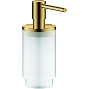 Grohe Seifenspender Selection Cool Sunrise aus Glas/Metall, goldfarben.
