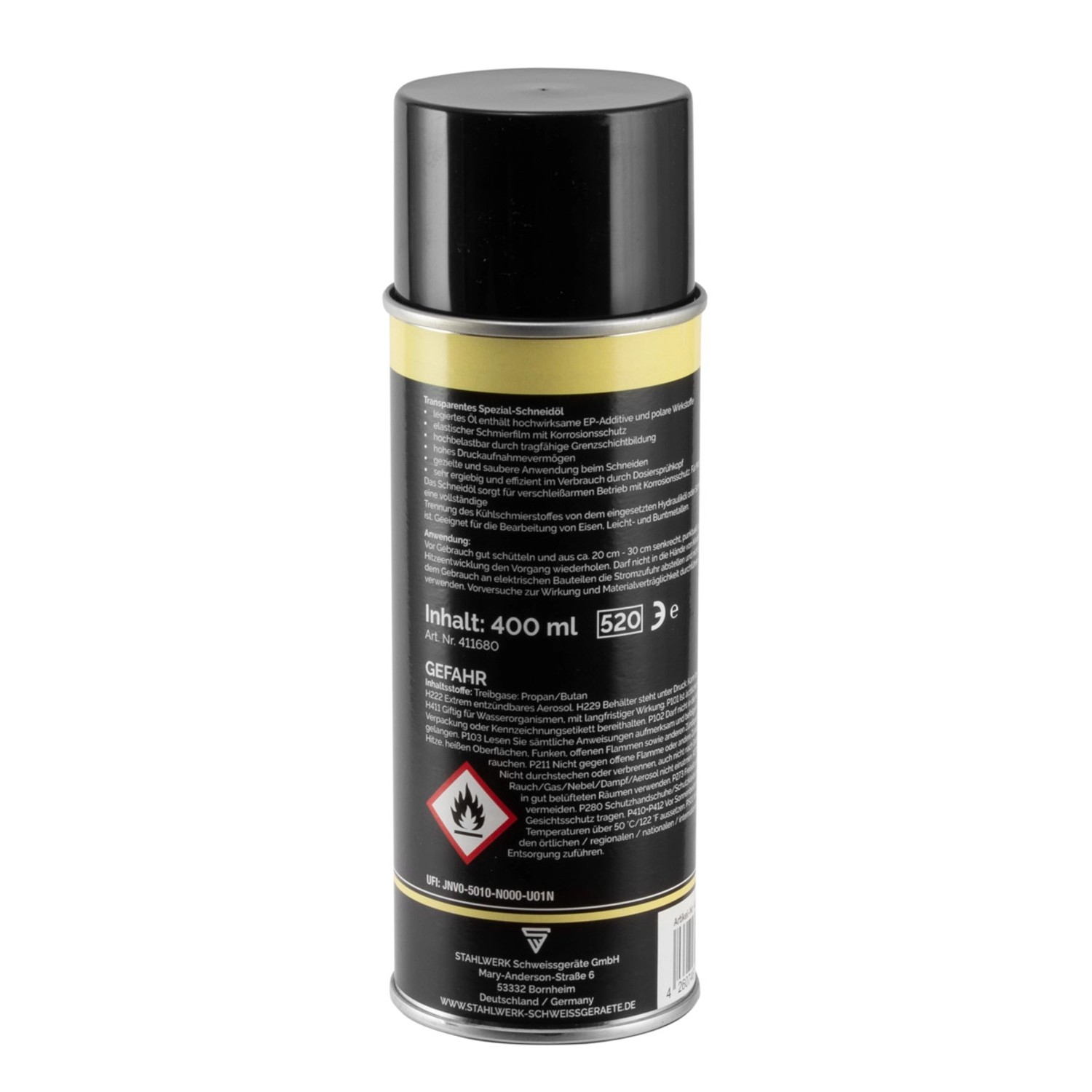 STAHLWERK Schneidöl 3er Set, Universal Öl für Metallbearbeitung, 3x400ml Dosen.