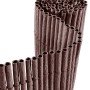 Floraworld Sichtschutz Premium Plus, 180x300cm, dunkelbraun, gerollt. Sichtschutzmatte aus Kunststoff.