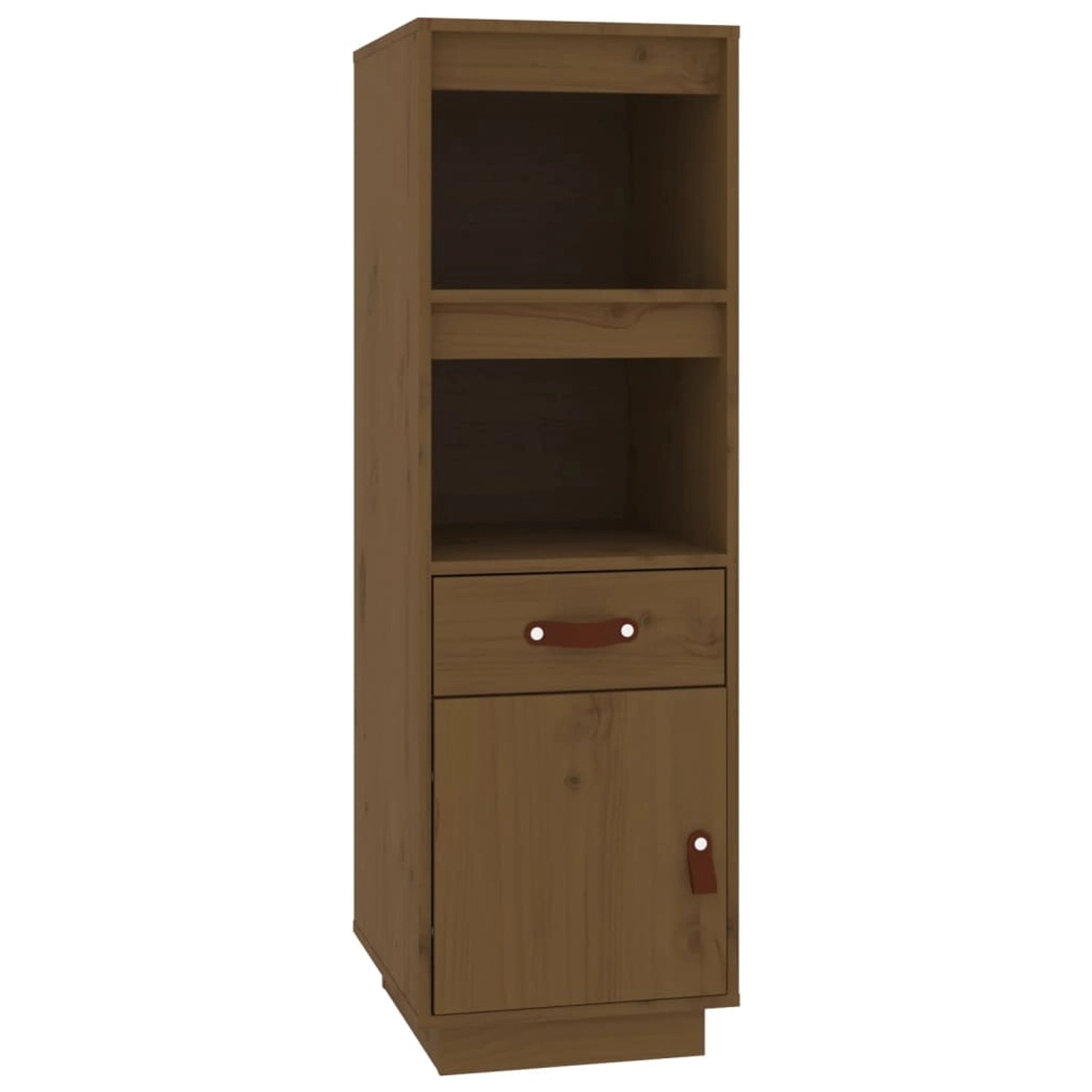 vidaXL Highboard Honigbraun 34x40x108,5 cm Massivholz Kiefer 820155