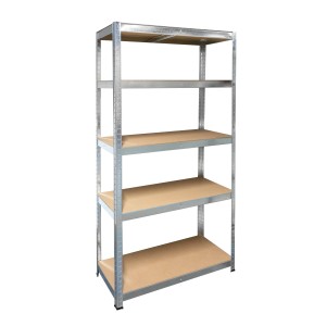 Schulte Stecksystem-Schwerlastregal M 180 cm x 90 cm x 45 cm Verzinkt