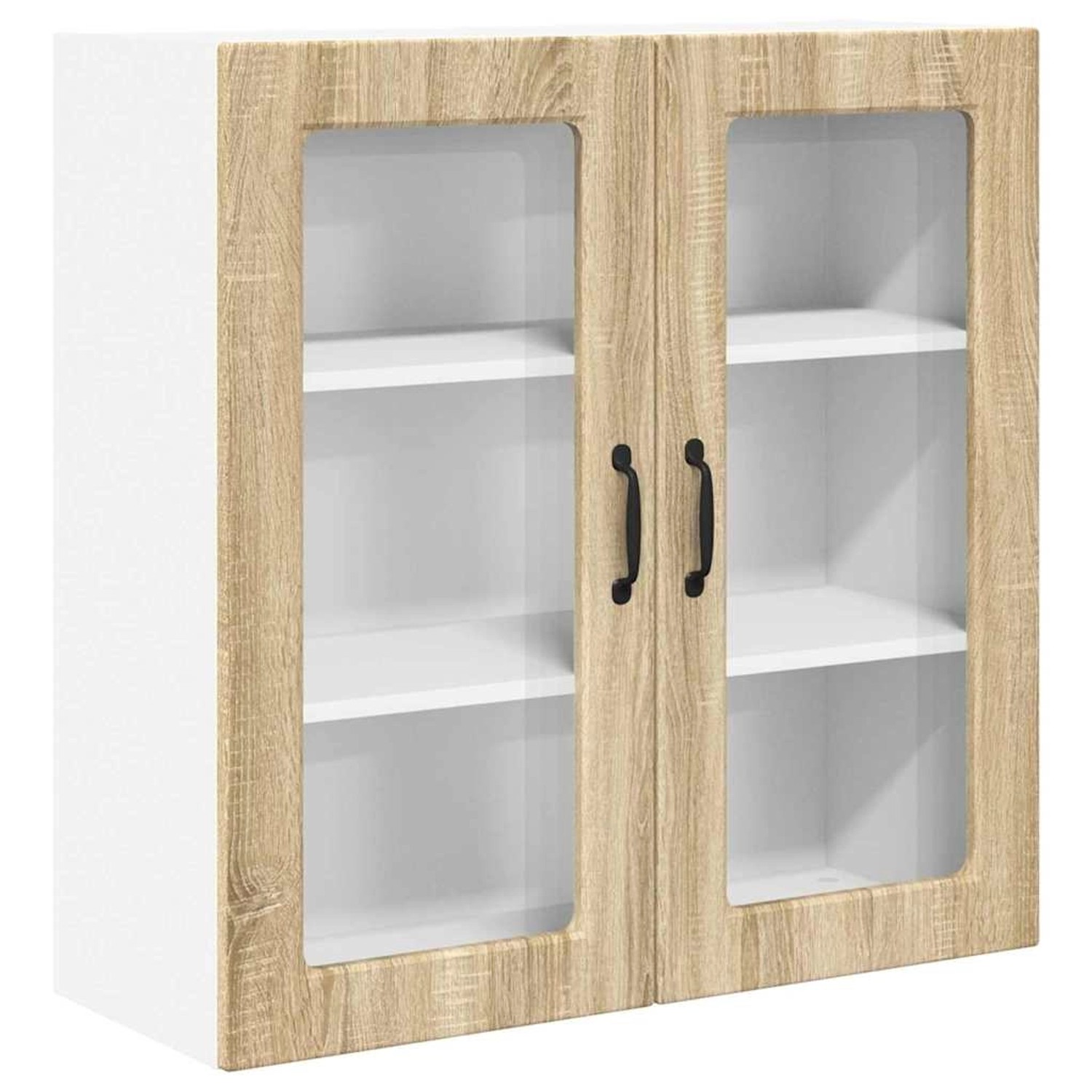 vidaXL Küchenwandschrank Sonoma-Eiche 80 x 31 x 80 cm Holzwerkstoff 885417 günstig online kaufen