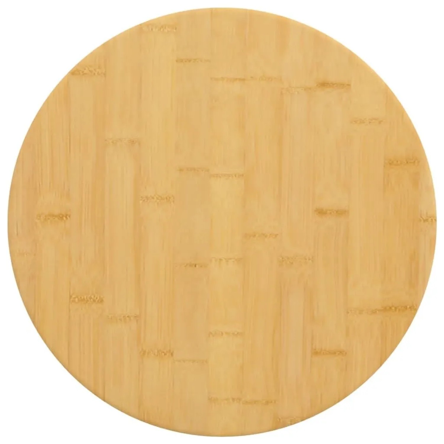 vidaXL Tischplatte Ø50x2,5 cm Bambus 352680