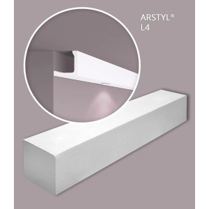 NOEL & MARQUET NMC L4-Box ARSTYL, 11 Abdeckleisten (22 m), weiß.