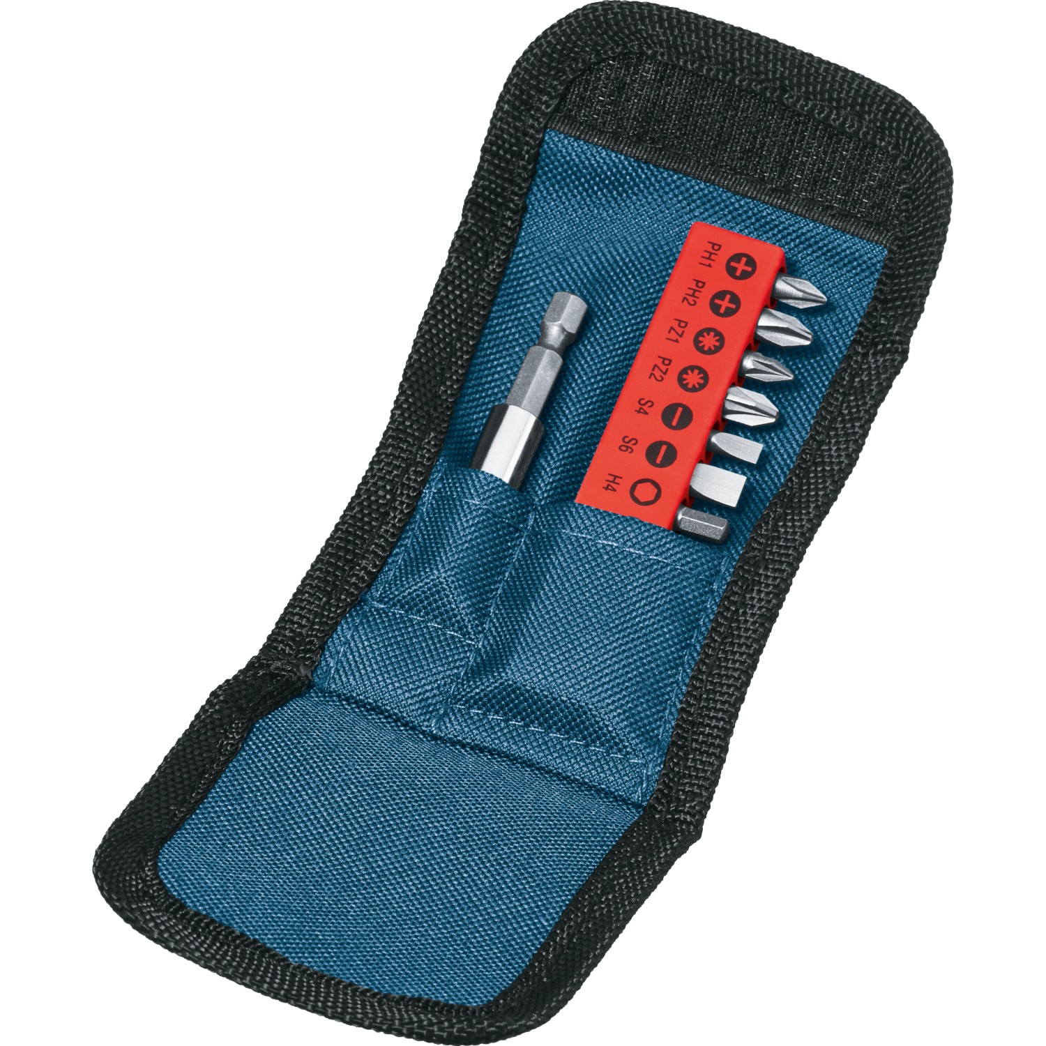 Bit-Set für Bosch Professional Akku-Bohrschrauber im Soft-Bag.