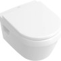Villeroy & Boch Architectura Wand-WC, Tiefspüler, spülrandlos, Weiß mit CeramicPlus Beschichtung.