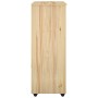 vidaXL Rollschrank Mit Rad Braun 53 x 39 x 103 cm Massivholz Kiefer 42032395_5