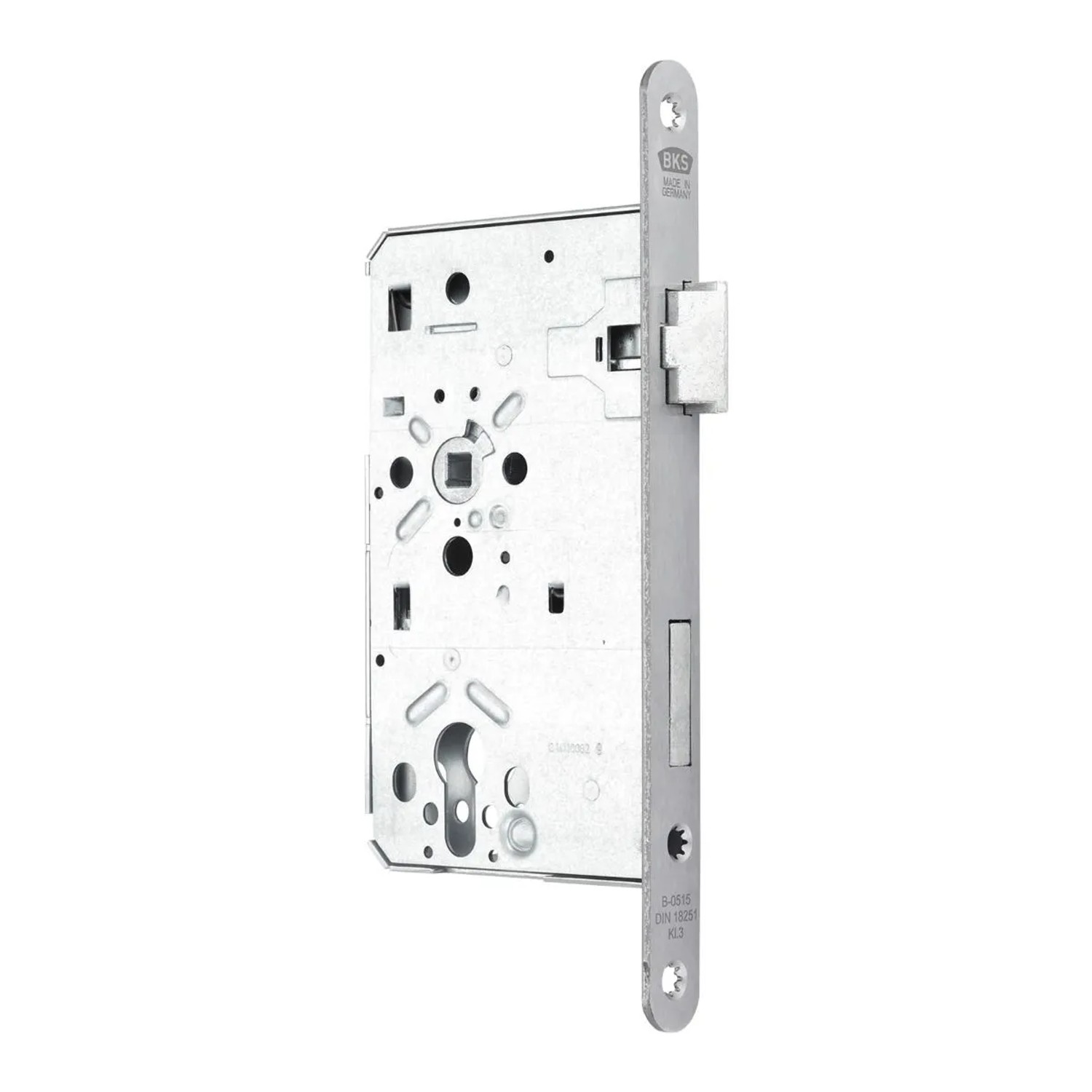 SOTECH BKS Türschloss 0515 PZ Schloss Klasse 3 Dornmaß 65 mm Stulp 20 mm DIN Rechts Entfernung 72 mm