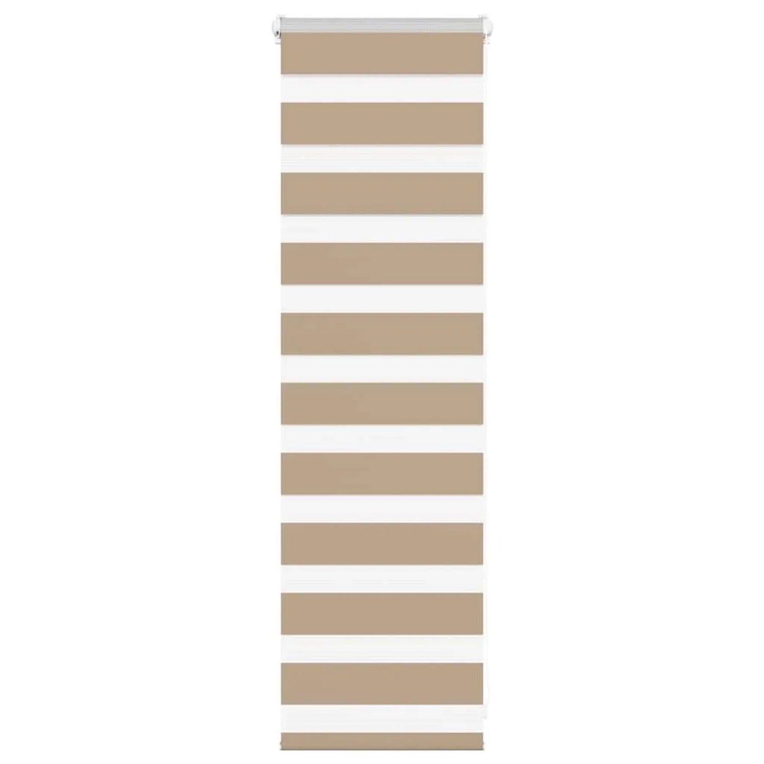 vidaXL Doppelrollo Sandbraun 45x100 cm Stoffbreite 40,9 cm Polyester 401451 günstig online kaufen