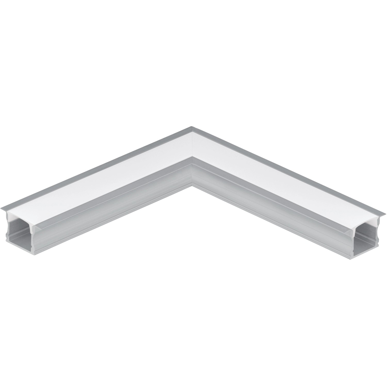 Ego Alu Eckverbinder für LED-Einbauprofil 2 Alufarben Corner Connector
