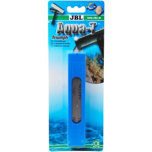 JBL Aqua-T Triumph Ersatzklingen, 5 Stück im blauen Kunststoff-Etui für Aquarium-Scheibenreiniger.