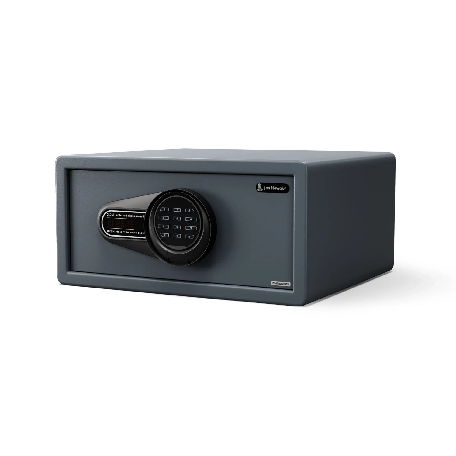 JAN NOWAK Elektronischer Hotelsafe Mit Zahlenschloss Für Einen 15-Zoll-Laptop Und Dokumente 200 × 420 × 370 mm ALFRED