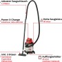 Einhell Akku-Nass-Trockensauger TC-VC 18/20 Li Solo: Nasssauger mit Edelstahlbehälter und Zubehör.