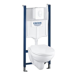 Grohe WC Vorwandelement Solido Compact Set 4 in 1 mit Keramik