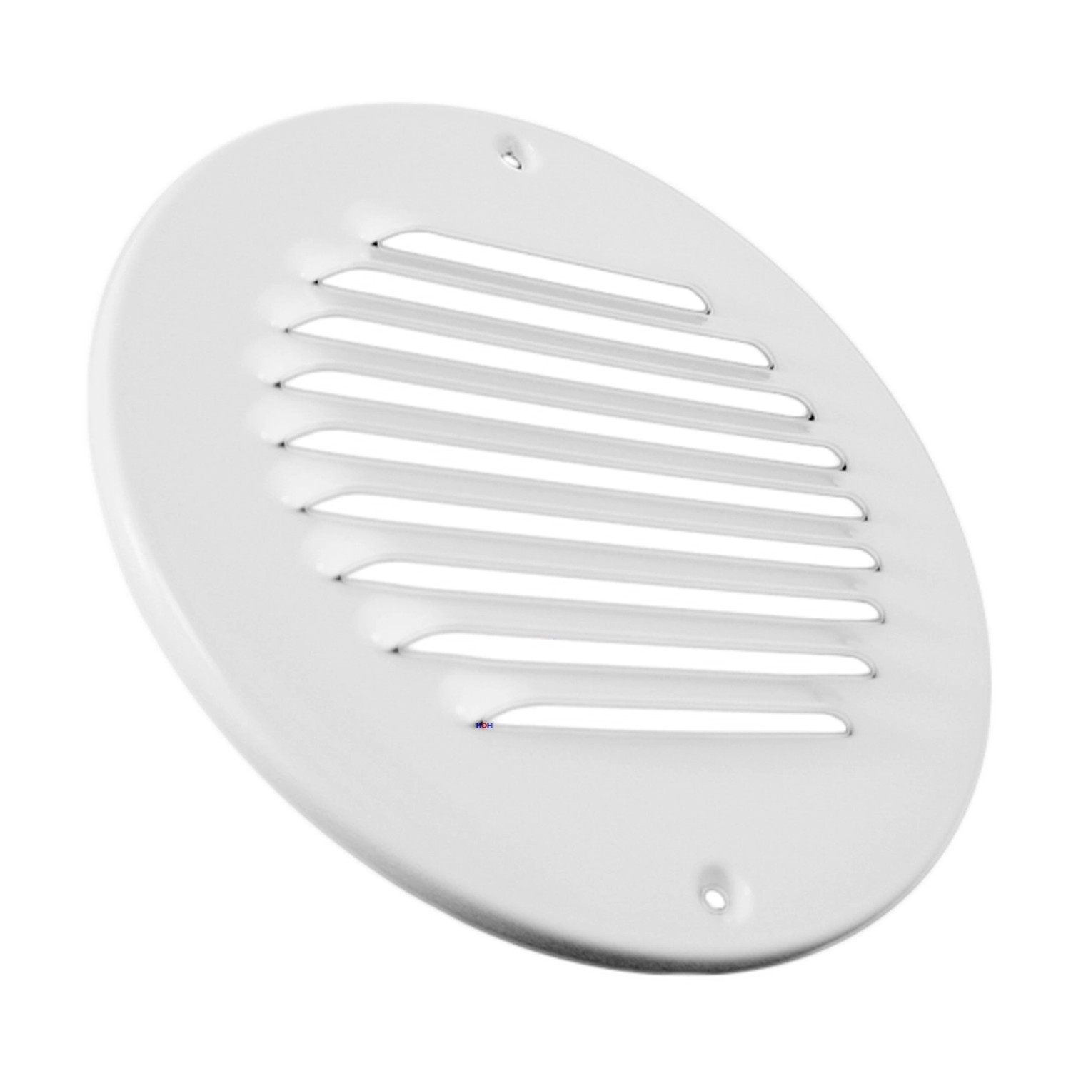 Häusler Lüftungsgitter LG R 150 W Rund Alu Weiß PVD Ø 150  Abluftgitter