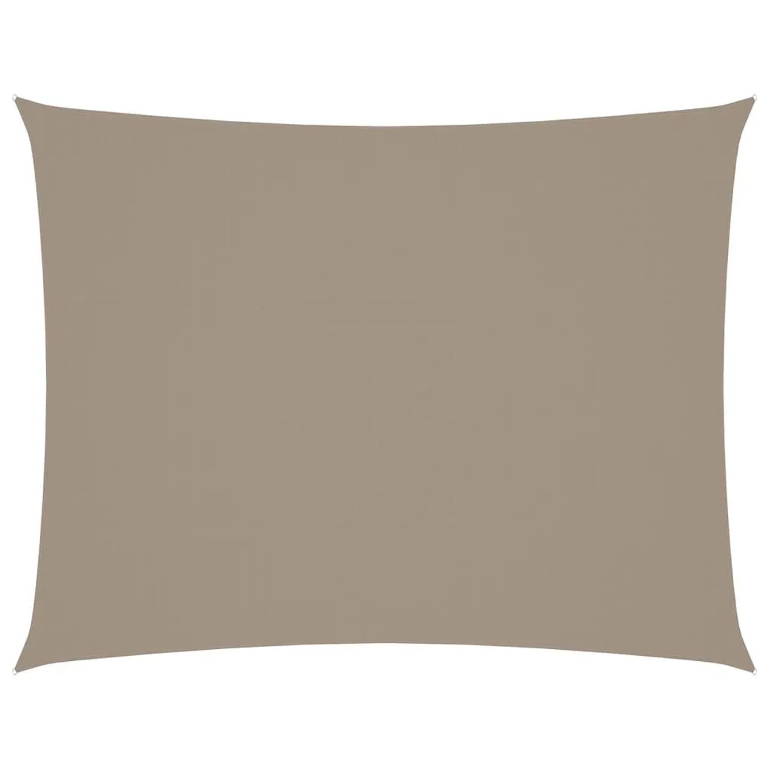 Furnicato Sonnensegel Oxford-gewebe Rechteckig 6x7 M Taupe
