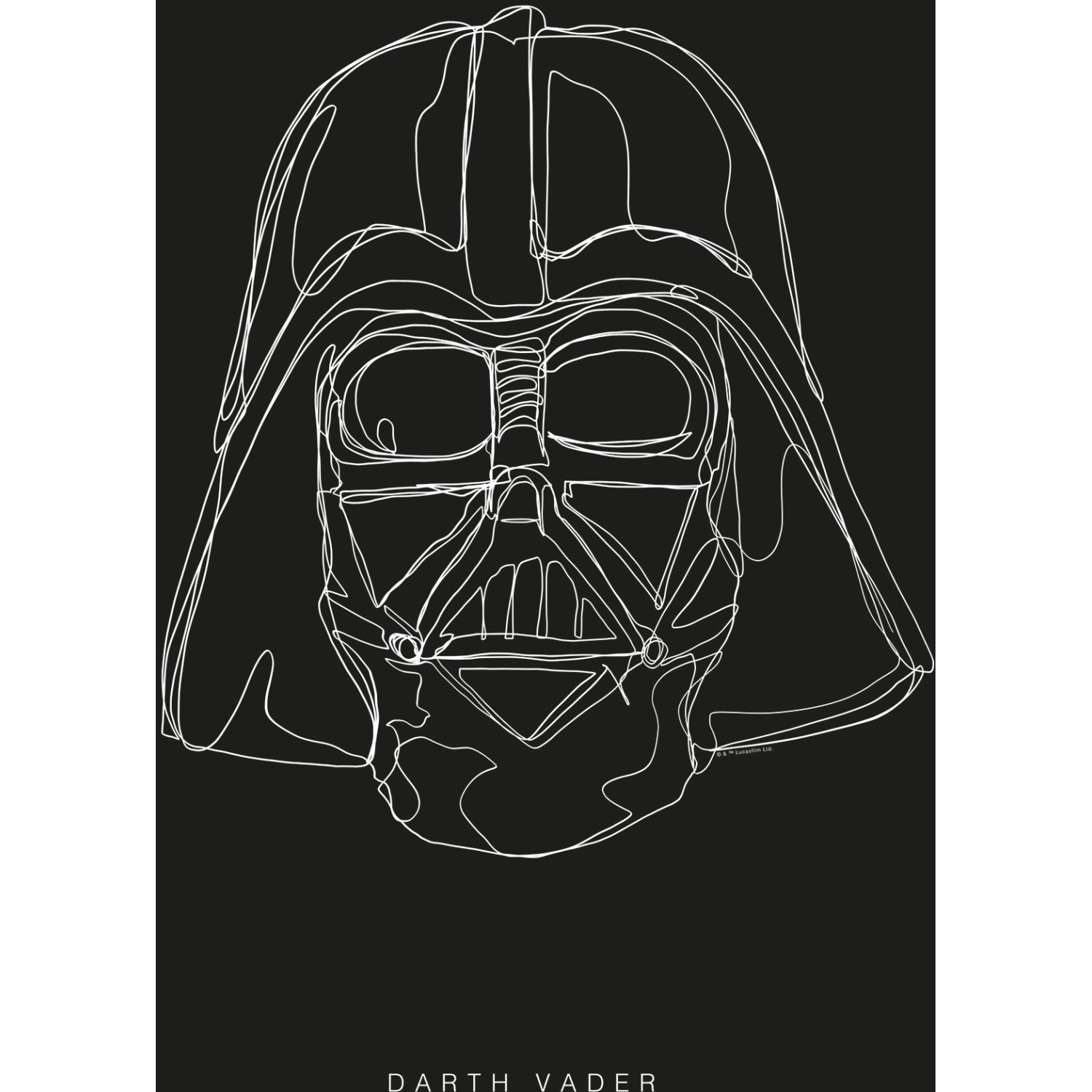 Komar Wandbild Star Wars Vader 50 x 70 cm