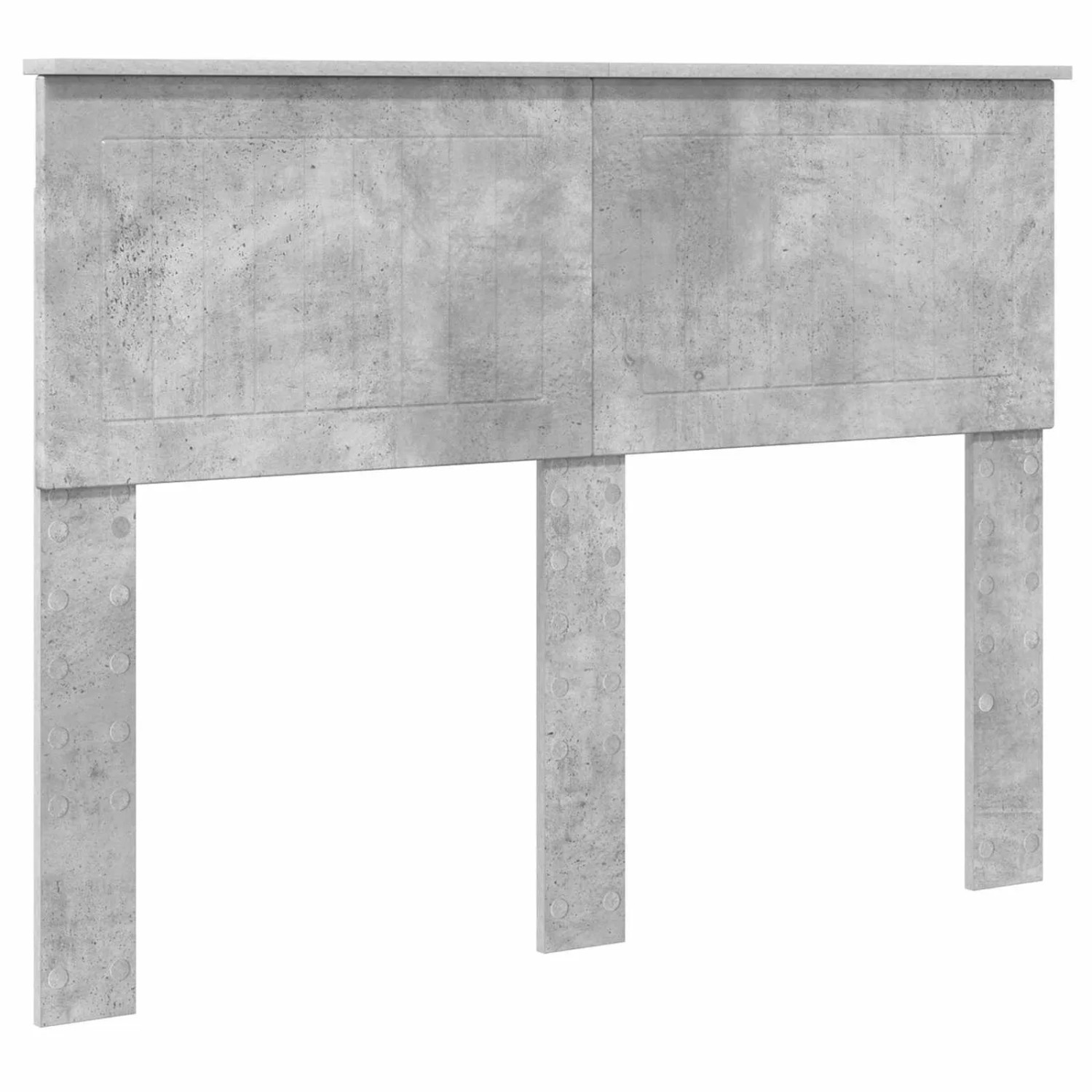 vidaXL Kopfteil mit Kopfteil Beton Grau 120 cm Holzwerkstoff 888444