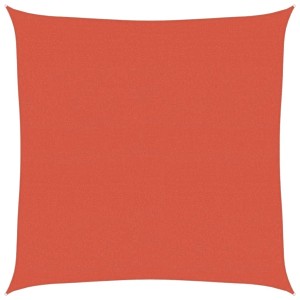 vidaXL Sonnensegel 160 g/m² Terrakottarot 4x4 m HDPE 311331