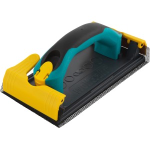 wolfcraft Handschleifer für Gipskarton, 115x280mm, mit 2-K-Griff für komfortables Schleifen.