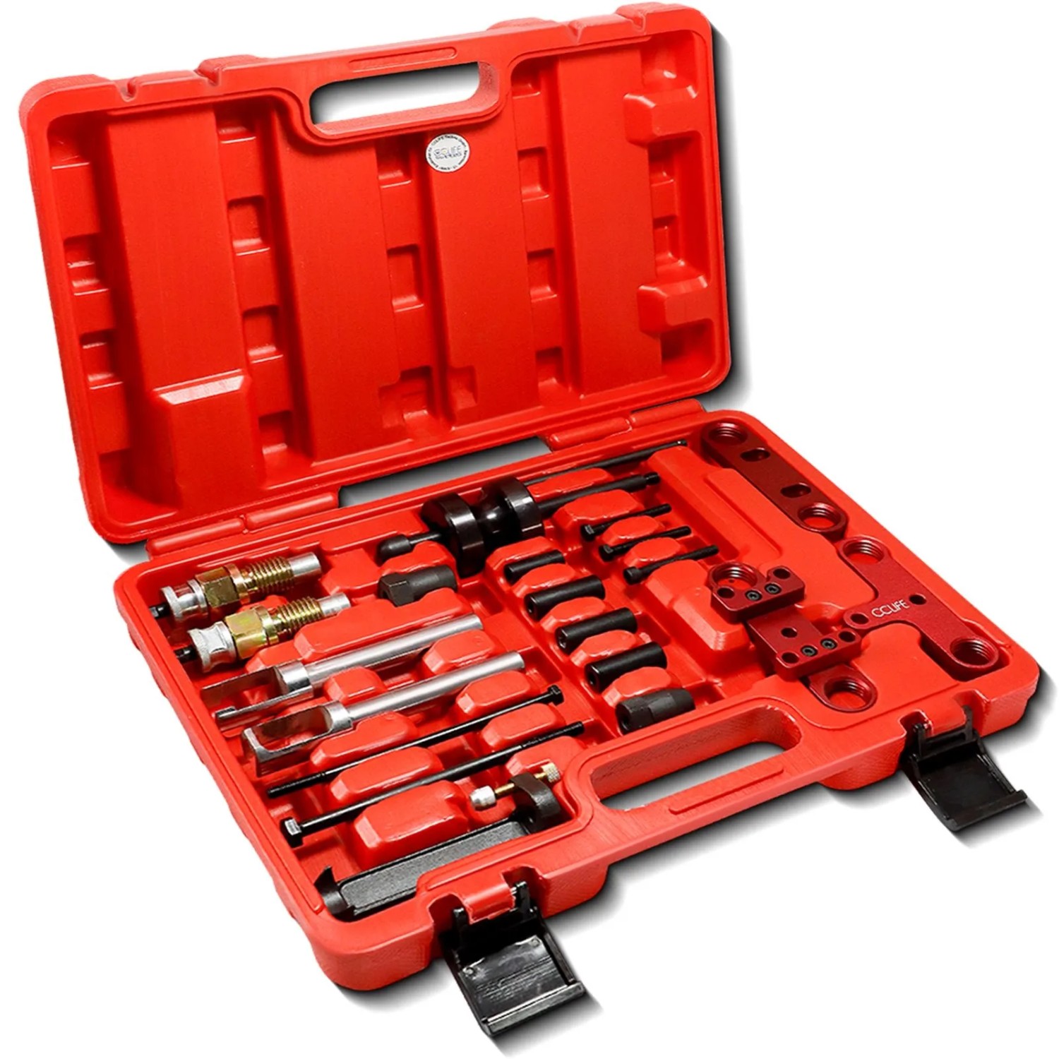 CCLIFE 21tlg Diesel Injektor Abzieher Kompatibel mit BMW Mercedes Motoren N20-N74 M270-M276