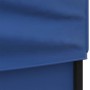 Detailansicht: Blaues vidaXL Partyzelt mit Seitenwand, wasserabweisend und UV-beständig.