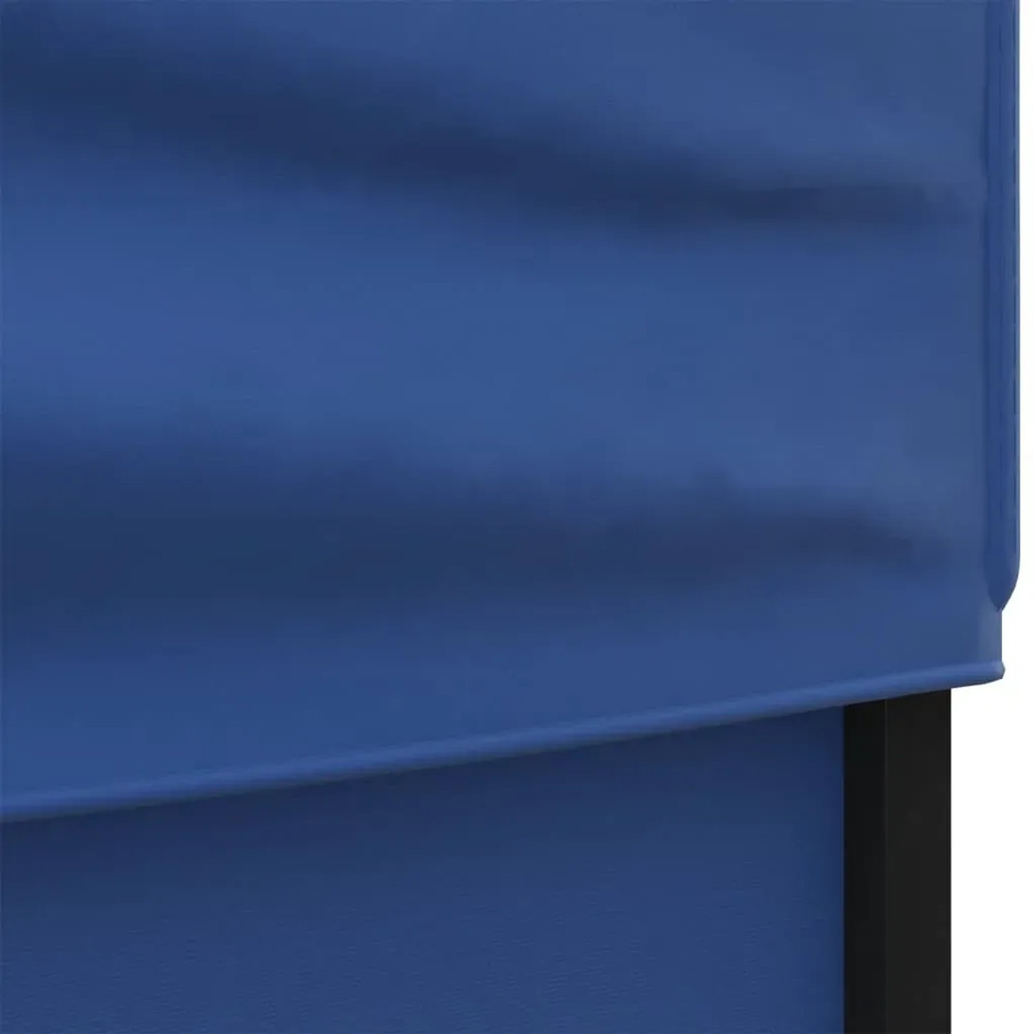 Detailansicht: Blaues vidaXL Partyzelt mit Seitenwand, wasserabweisend und UV-beständig.
