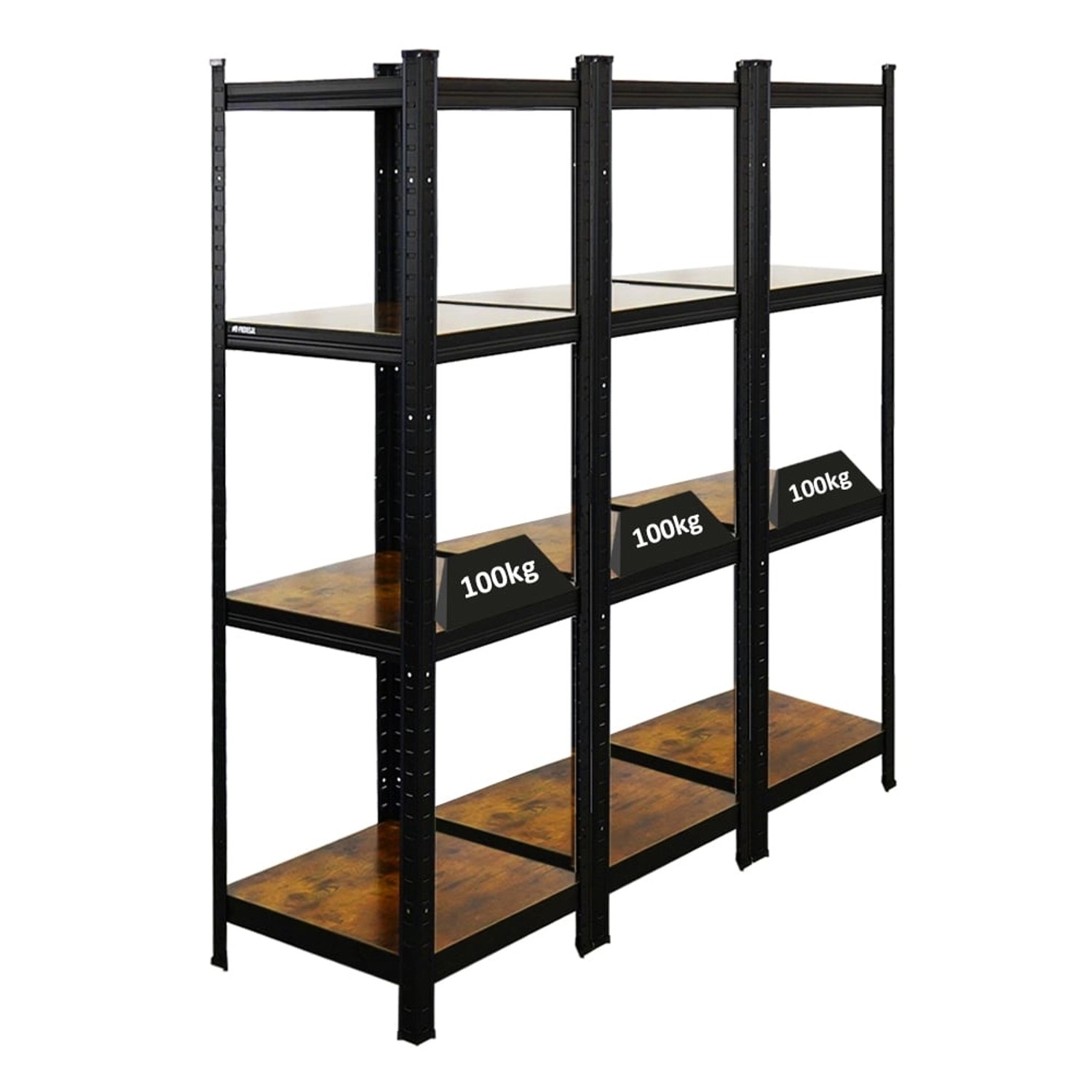 BERLINLODGE 3er Wohnregal Ragnar Set HxBxT 150x45x45cm Fachlast 100kg Vinta günstig online kaufen