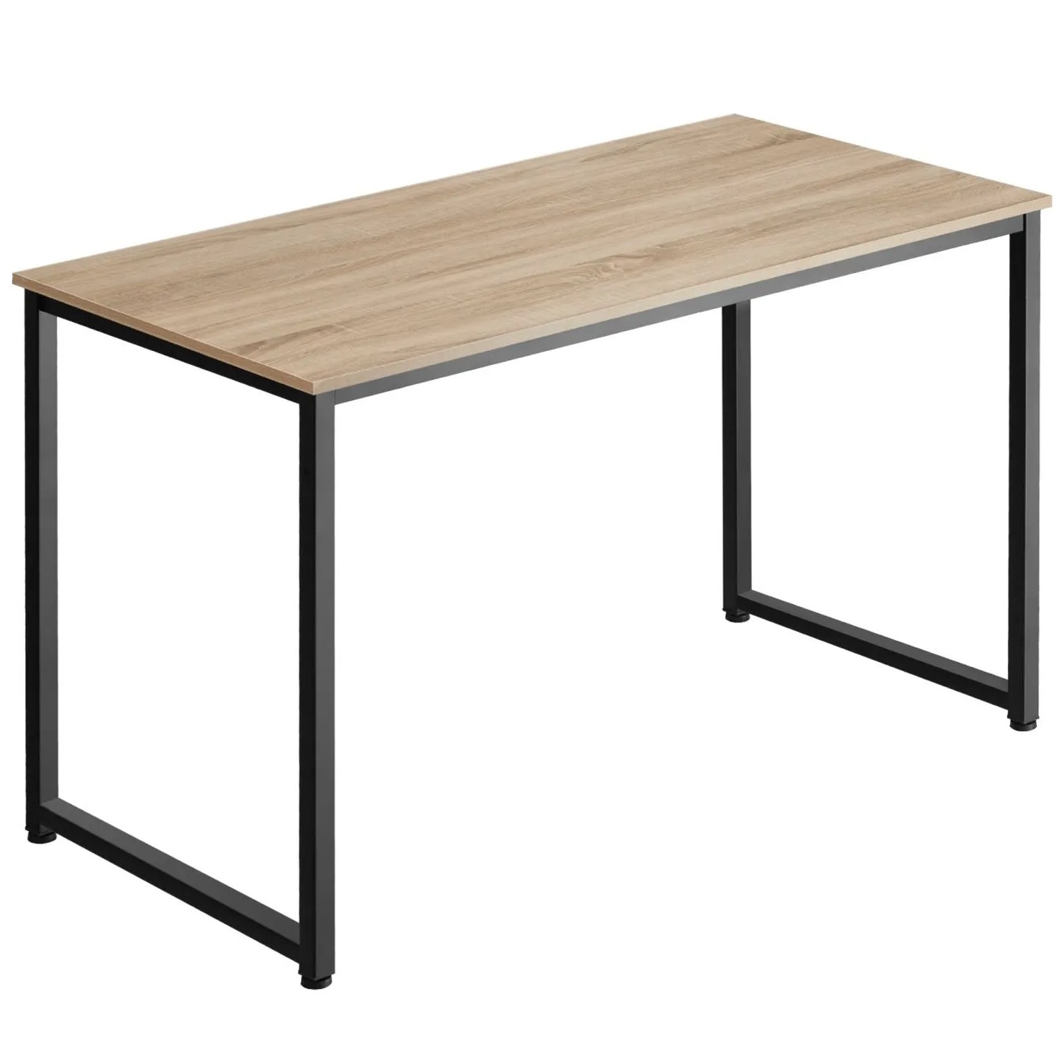 Tectake Schreibtisch Flint Industrial Style Holz und Stahl  59 x 120 x 76 50 cm Industrial Holz Hell  Eiche Sonoma