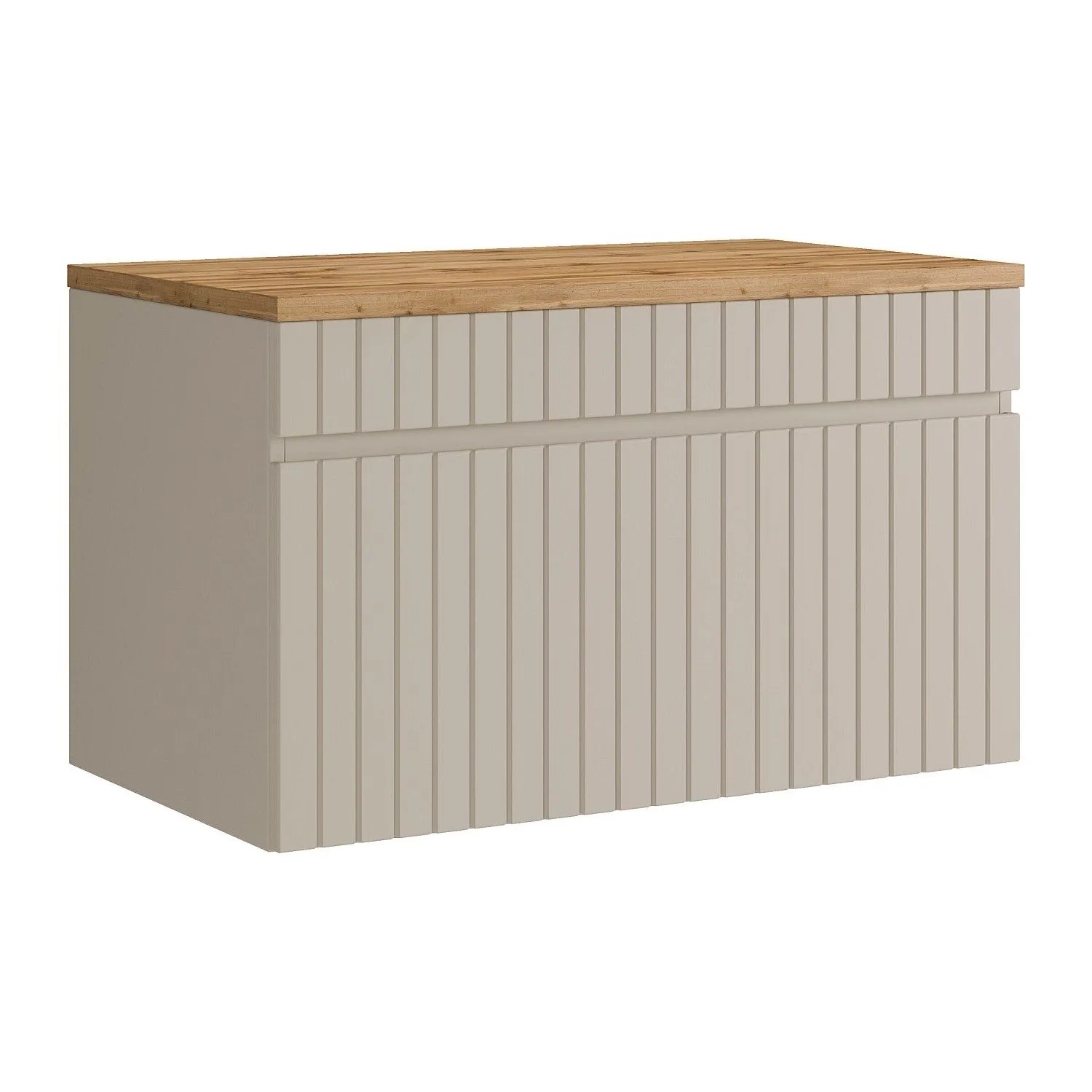 Vente-unique Waschbeckenunterschrank Satara Beige 80 cm