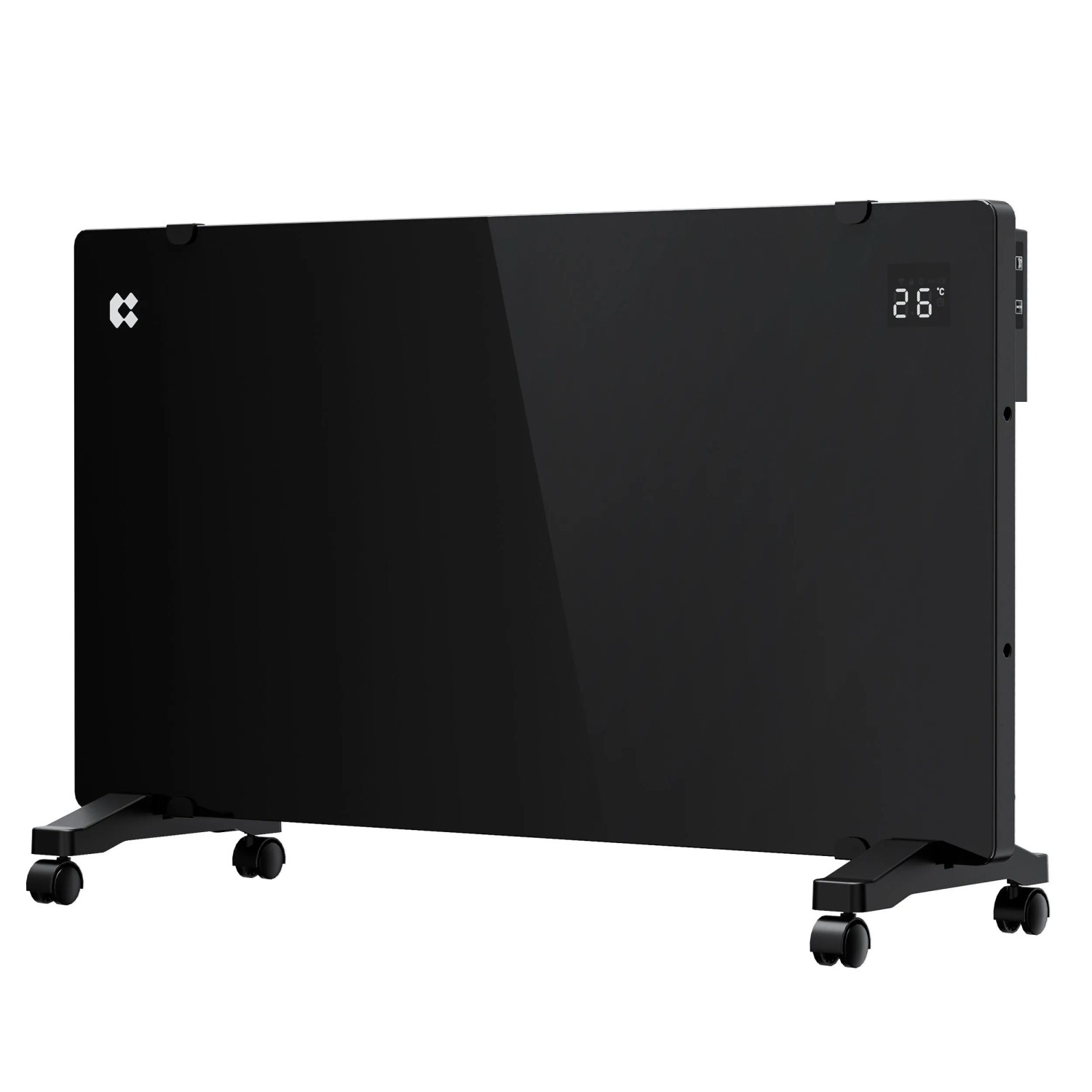 CIARRA Konvektor 2000W Elektro-Heizkörper mit WLAN Glasfront IP24 CBHX20-B