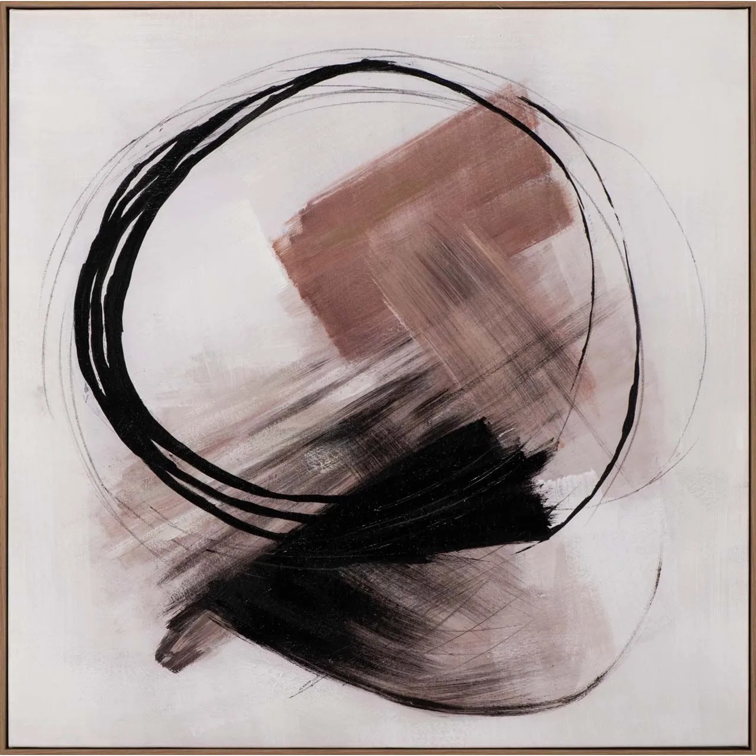 Art Universe Leinwandbild Nature Circles 70 x 70 cm