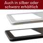 Kalb LED Unterbauleuchten in Edelstahl gebürstet und Schwarz, dimmbar, 4er Set.