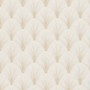 Erismann Vliestapete Elle Decoration 4 Avantgarde Creme mit Art Deco Fächer-Muster.