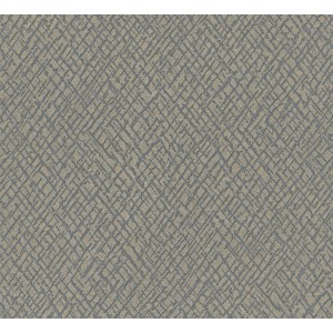 Marburg Vliestapete Papis Loveday mit Struktur in Anthrazit und Gold.