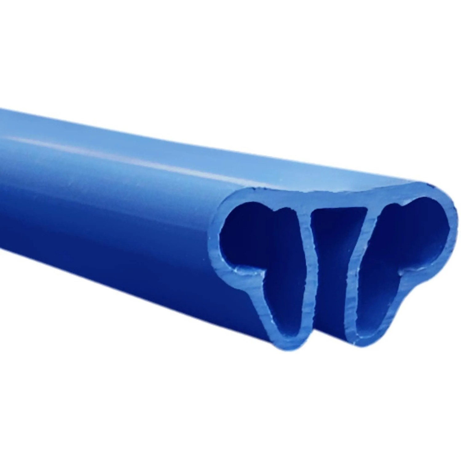 Waterman Bodenschienen Set Q2 für Pool Rundbecken 420 cm 12 Elemente a 1160 mm Blau