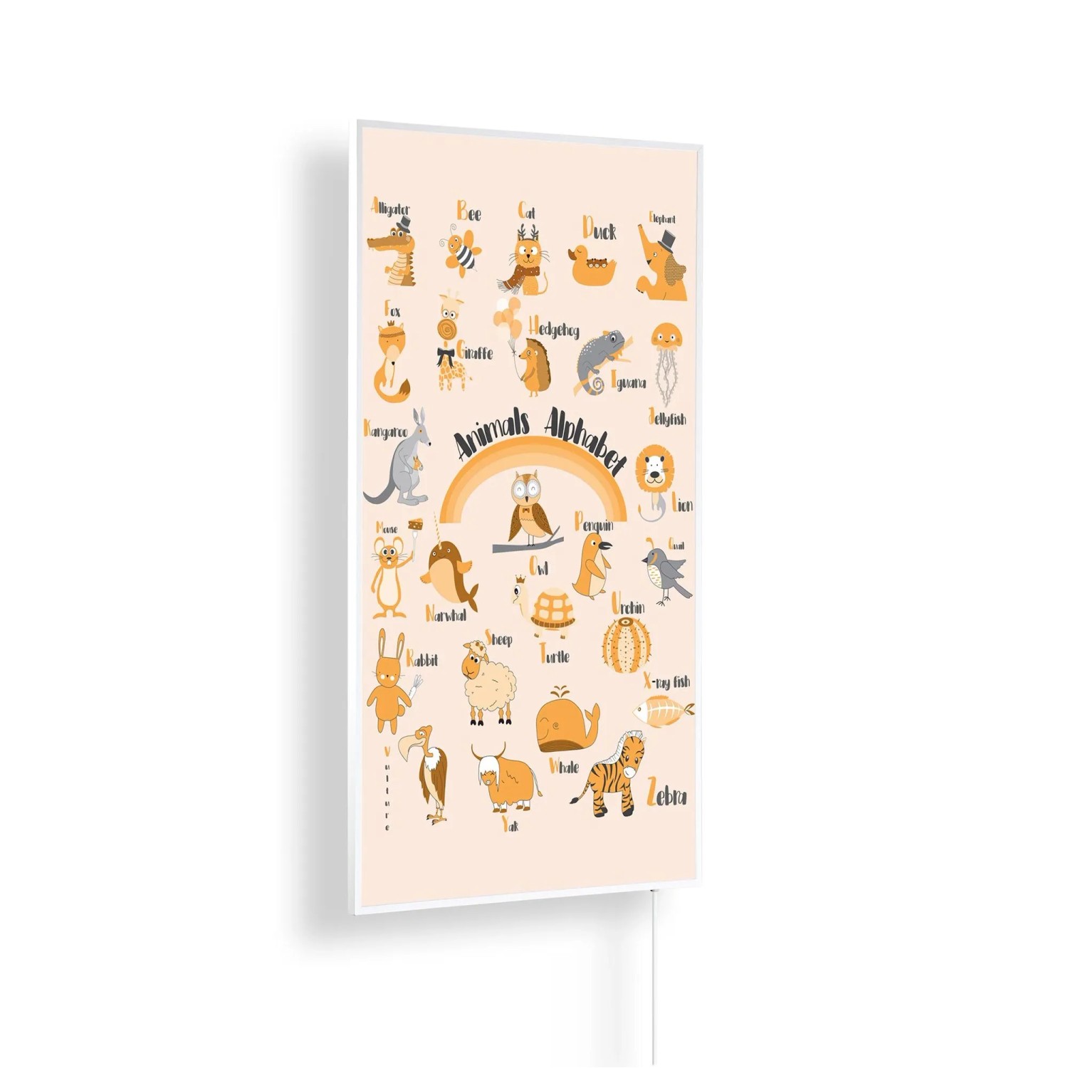 Könighaus Infrarotheizung Animal ABC Kinderzimmer Edition 450 W