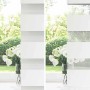 Braunes vidaXL Doppelrollo mit transparenten und blickdichten Streifen am Fenster, reguliert Licht.